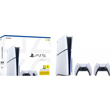 Sony PlayStation 5 Slim Disc Edition + extra controller - Console